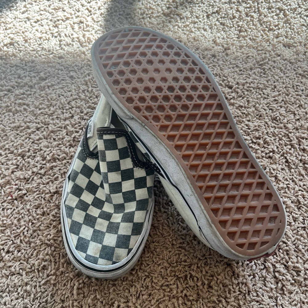 Vans Classic Slip-On Checkerboard Shoe - Picture 4 of 5
